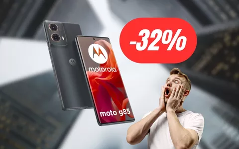 Motorola G85 è uno smartphone veloce, bilanciato e con un'ottima batteria (-32%)