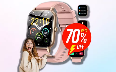 IDEA REGALO a 29€: Smartwatch Unisex con funzioni fitness su Amazon!