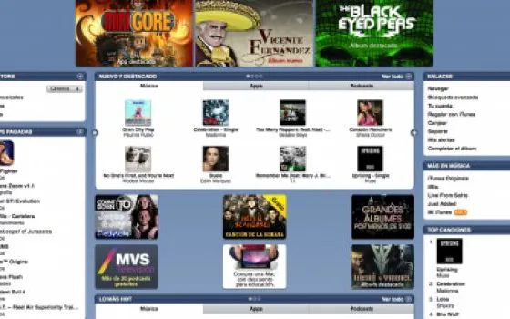 Apple apre l'iTunes Store messicano