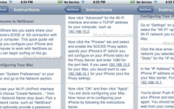 NetShare: il thetering per iPhone che non piace ad Apple
