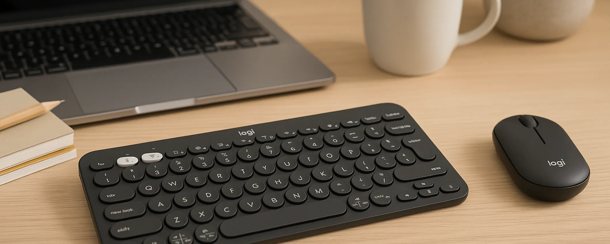 Kit Logitech con tastiera e mouse wireless di ultima generazione a soli 45€