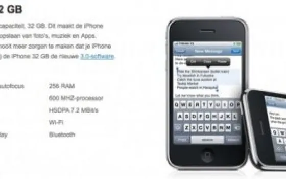 Rivelate le specifiche del processore di iPhone 3G S