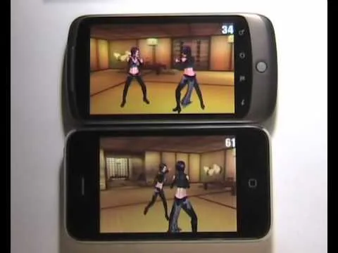 Google Nexus v iPhone 3GS 3D Performance