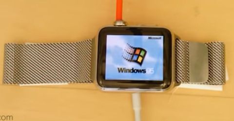 Windows 95 su Apple Watch, ecco il video