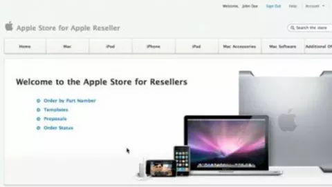 Apple aggiorna Apple Store for Resellers