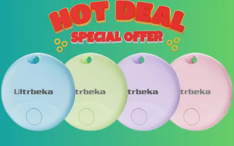 Doppio sconto sul Set da 4 localizzatori Ultrbeka: oggi li paghi solo 15€