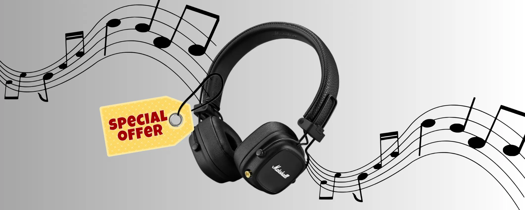 Offerta schock: le Cuffie On Ear Marshall oggi le paghi meno della metà (-56%)