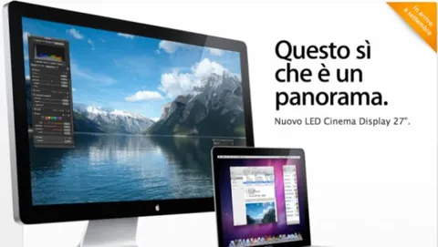 L'arrivo del nuovo Cinema Display 27'' è imminente