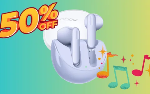 Auricolari OPPO Enco Air3 a metà prezzo: occasione incredibile su Amazon