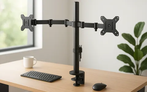 Due monitor? No problem, ecco l'offerta che aspettavi per una scrivania ordinata