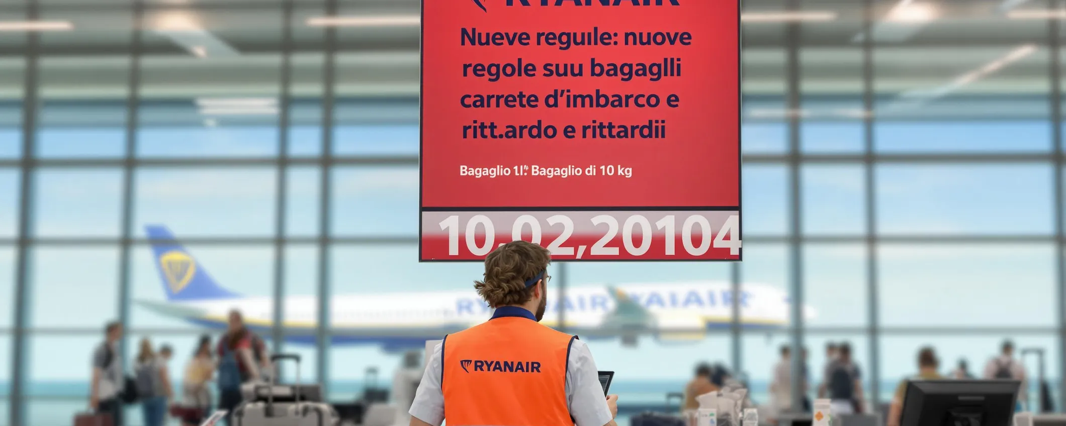 Ryanair: nuove regole su bagagli, carte d'imbarco e ritardi