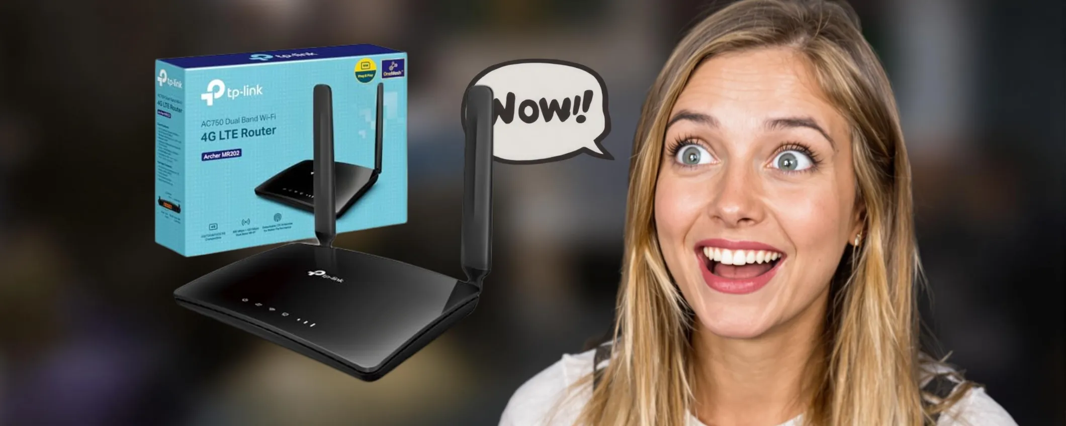 Router 4G LTE con SIM: TP-Link Archer MR202 in offerta