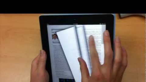 Il concept di ebook Multi Touch del KAIST
