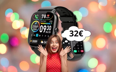 Smartwatch Unisex con TANTE funzioni a soli 32 euro: da prendere ORA!