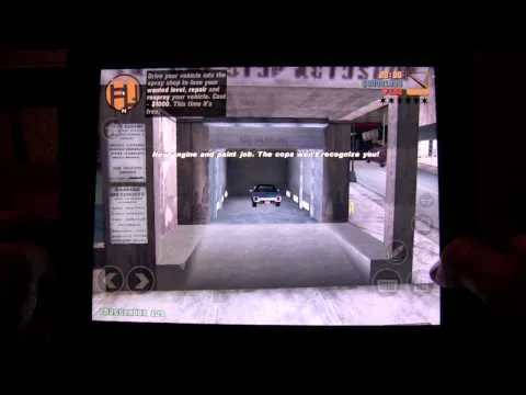 GTA III on an iPad 2