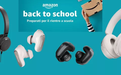 Ritorno a Scuola: Amazon SVENDE le Cuffie TOP DI GAMMA