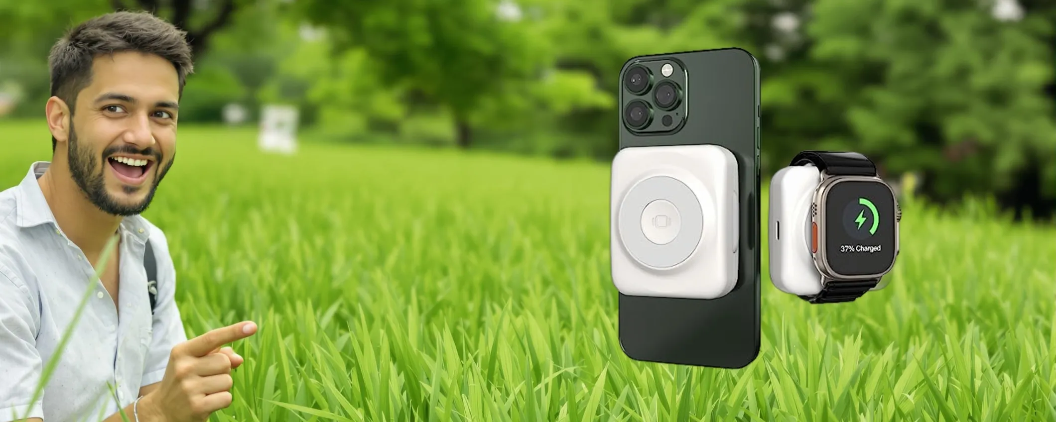 Ricariche smart e veloci con il Power Bank magnetico a soli 9€ su Amazon