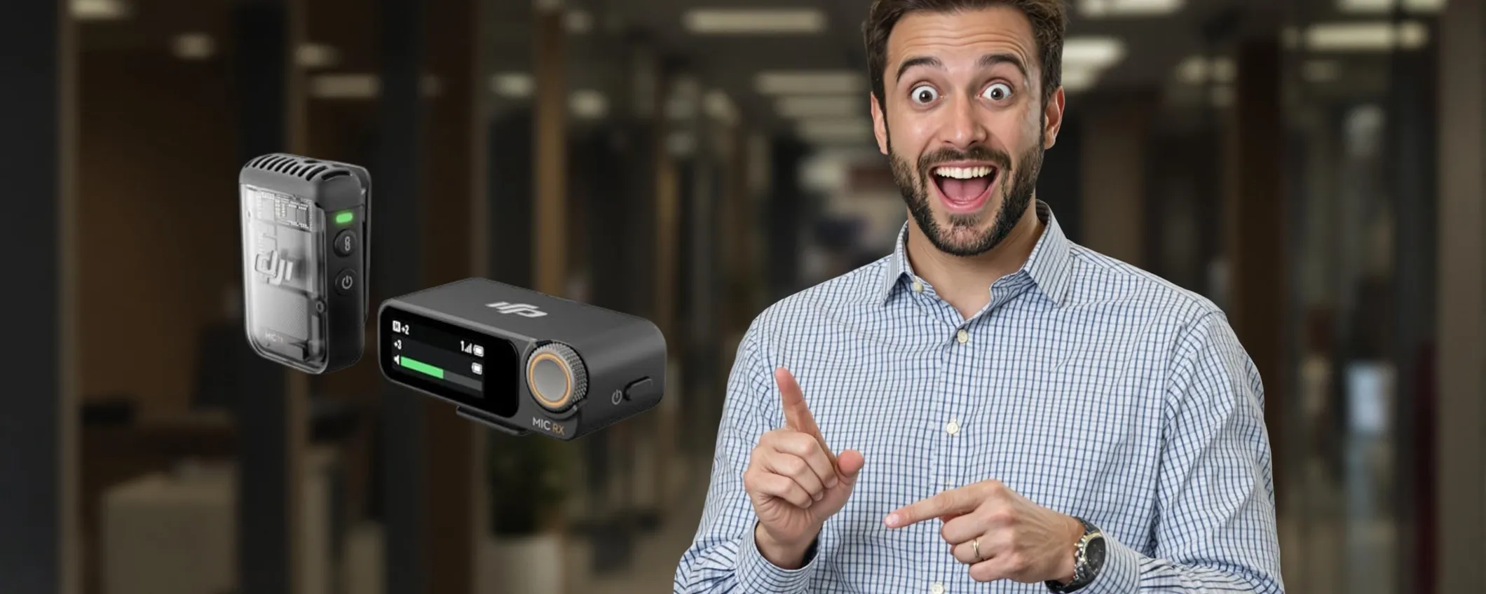 Microfono wireless DJI Mic 2: audio professionale in offerta bomba su Amazon