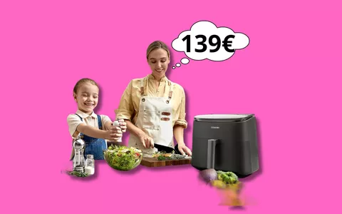La friggitrice ad aria Cosori in OFFERTA è un vero portento: 9 funzioni, 5  velocità, +110 ricette! - Webnews