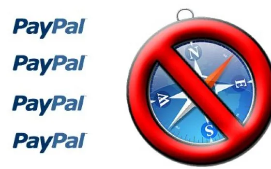 PayPal sconsiglia Safari