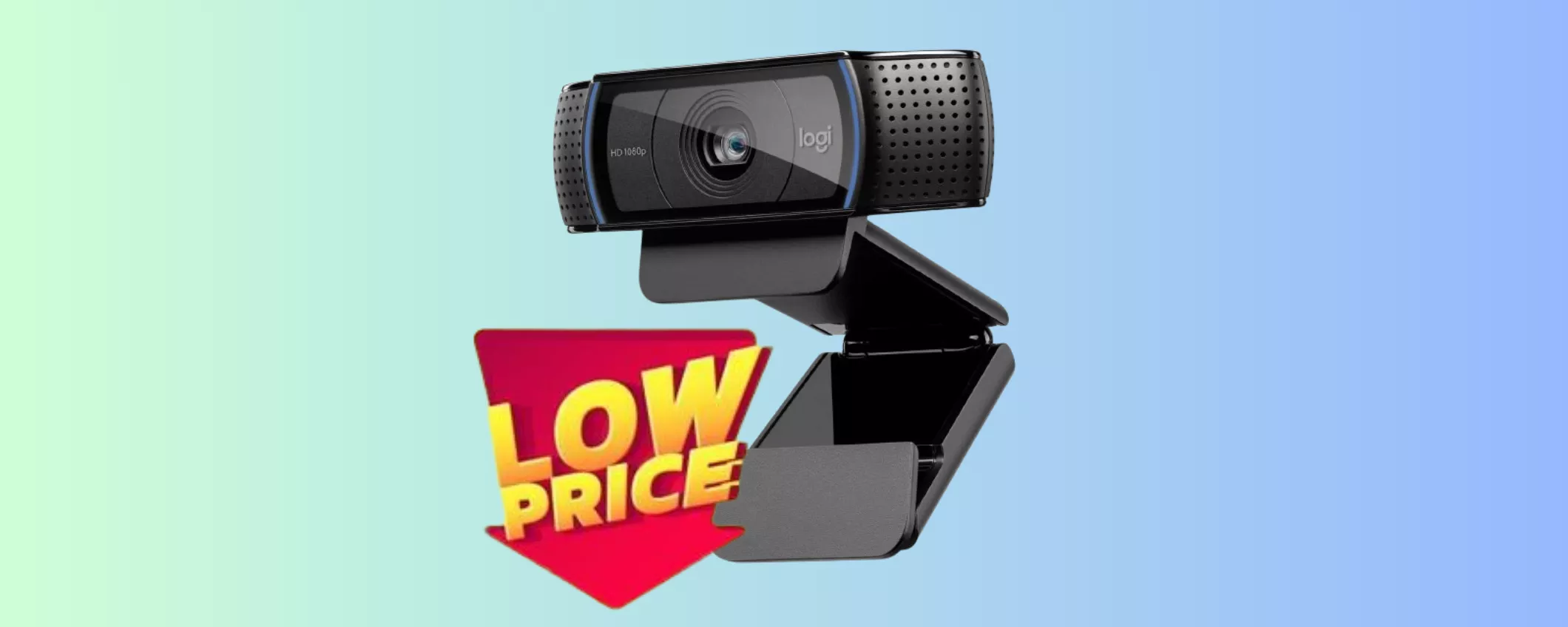 Webcam Logitech con compatibilità universale a quasi metà prezzo (-45%)