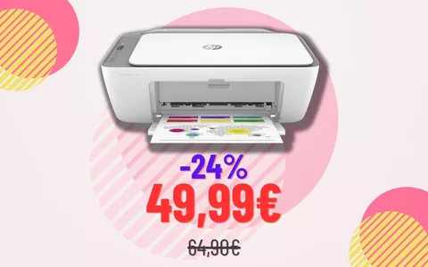 Stampante HP a getto di inchiostro: RISPARMIA per scuola o lavoro (meno di 50€)