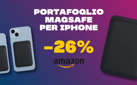 Portafoglio MagSafe per iPhone 12/13/14: RISPARMIA il 26% su Amazon