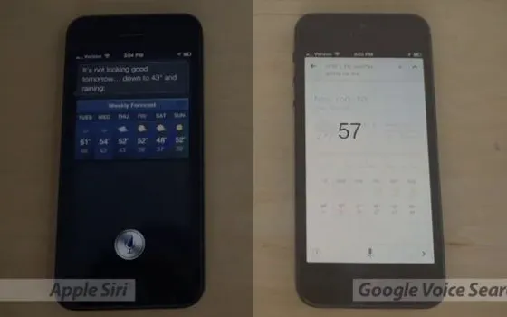 Siri VS Google Voice Search, il test video