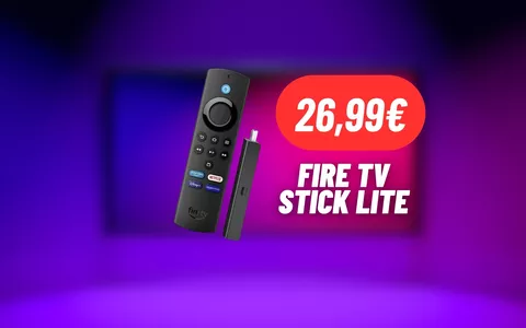 Rendi la tua TV Smart con la Fire TV Stick Lite di Amazon IN OFFERTA