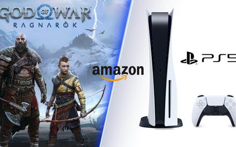 PlayStation 5+God of War Ragnarok di nuovo in pronta CONSEGNA su Amazon (619€)