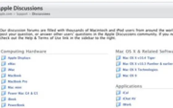 Apple smantella il team di moderazione del forum