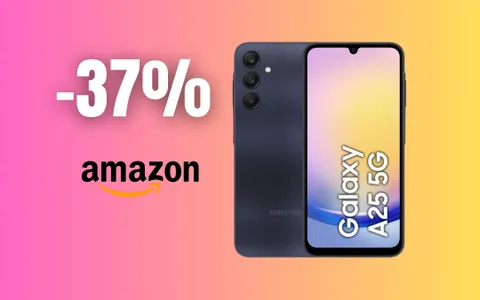 Samsung Galaxy A25: display AMOLED, batteria infinita e prestazioni al top (-37%)