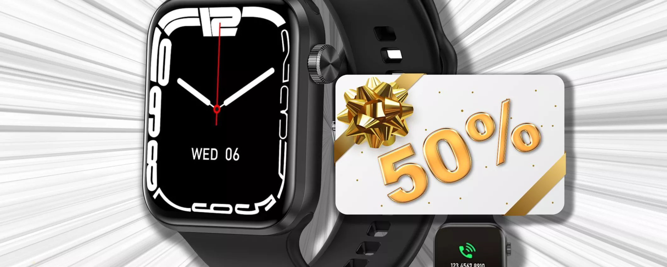 Smartwatch in super sconto del 50%: i regali non finisco MAI su Amazon!