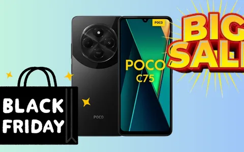 Maxi offerta di fine Black Friday: Smartphone Poco C75 in svendita su Amazon