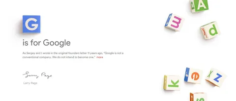 Da Google ad Alphabet, la metamorfosi è completa