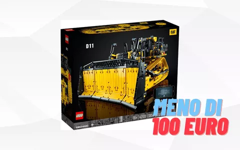 LEGO Bulldozer Cat controllato da app a 100 EURO IN MENO