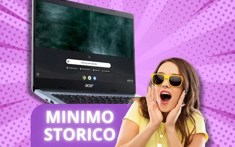 Chromebook Acer in promo DA SOGNO: compralo ora, è il prezzo PIÙ BASSO