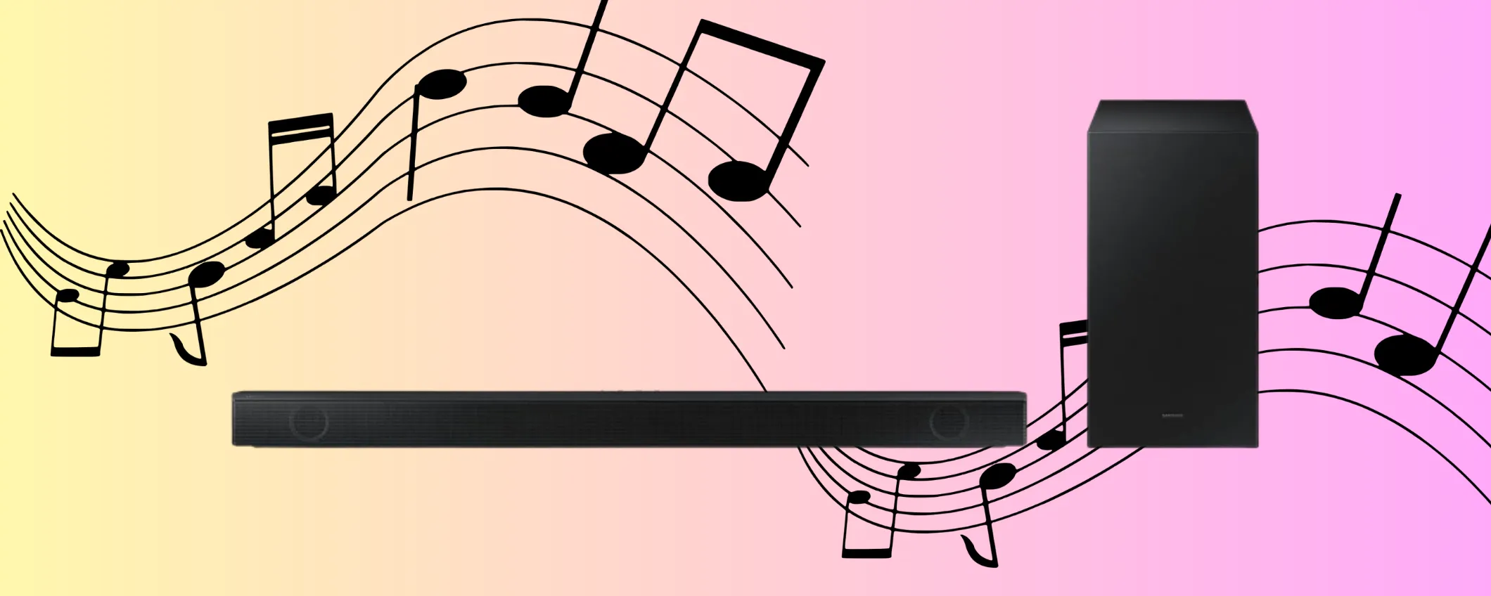 Esperienza audio avvolgente con la Samsung Soundbar in sottocosto su Amazon