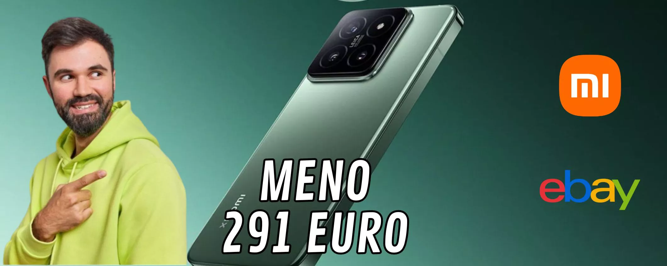 Xiaomi 14 5G: il prezzo precipita di brutto! MENO 291 euro!