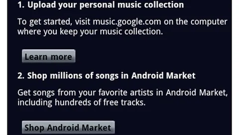 Google pronta a vendere musica sull'Android Market