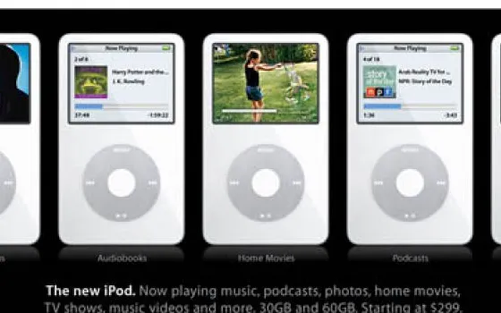 Il nuovo iPod (Video): dettagli ufficiali