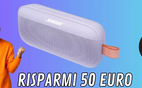 Bose SoundLink Flex, piccola e leggera, ma lo sconto è pesantissimo MENO 50 euro!