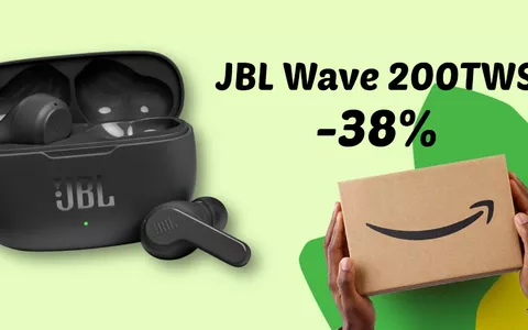 JBL Wave 200TWS a meno di 50€ con le Offerte di Primavera Amazon