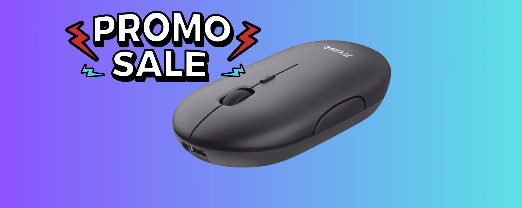 Mouse Wireless Trust con velocità regolabile a soli 10€ (-54% su Amazon)