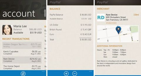 PayPal annuncia l'app per Windows Phone