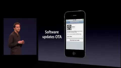 iOS 5 permette gli aggiornamenti del firmware via rete 3G