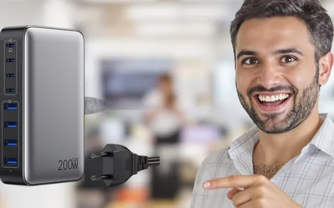 Caricatore USB-C Feob 8 in 1: tecnologia e sicurezza a prezzo scontato