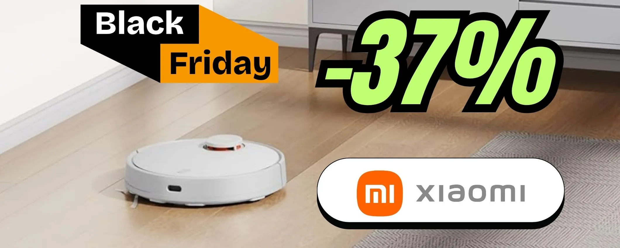Robot aspirapolvere Xiaomi: 4.000Pa con navigazione laser (-37%)