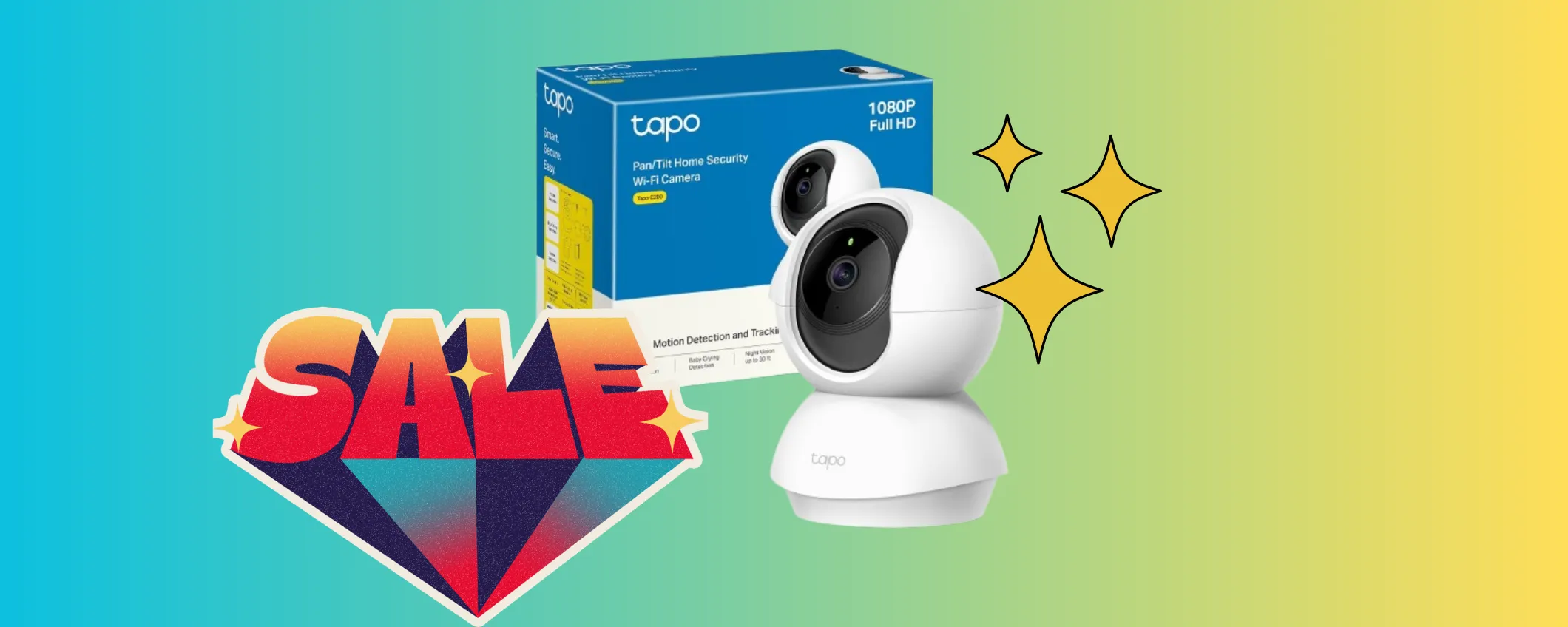 Telecamera Tapo C200 a soli 18€ (-37%): sicurezza totale con una spesa minima