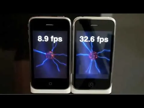 iPhone 3GS blows away iPhone 3G in 3D